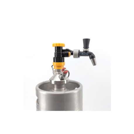 NukaTap Mini Beer Faucet Kit | Flow Control Ball Lock Quick Disconnect (QD)