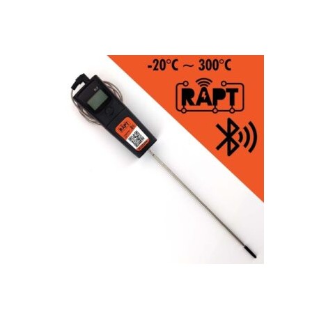 Termómetro Bluetooth RAPT | BrewZilla Gen 4 | Compatible con el portal RAPT | Pantalla digital retroiluminada