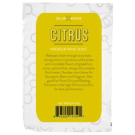 CellarScience® CITRUS Levadura de vino seca(8 g)