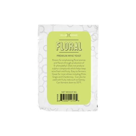 CellarScience® FLORAL Levadura de vino seca(8 g)